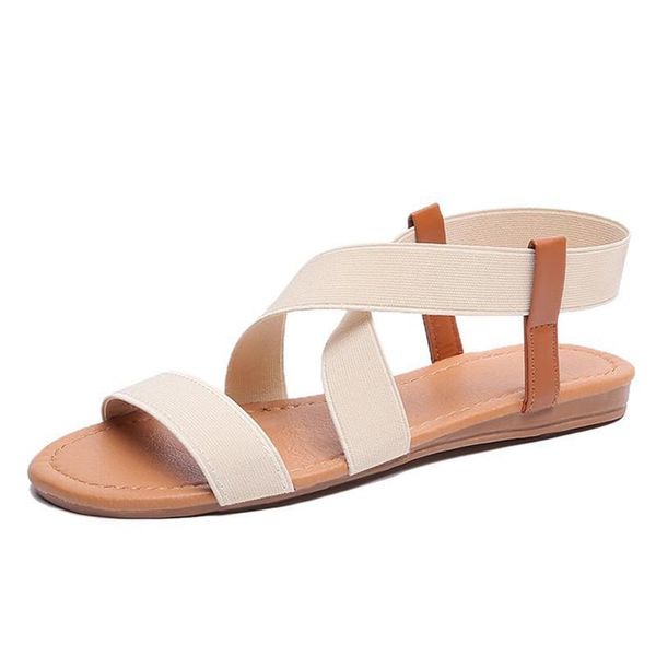 sandals women summer slipper female flat shoes ladies casual 7 colors elastic strap design size 35-41, Black
sandals women summer slipper female flat shoes ladies casual 7 colors elastic strap design size 35-41, Black
