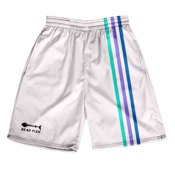 men's and women's beach shorts, casual shorts, white and blue, dead fish, White;black
men's and women's beach shorts, casual shorts, white and blue, dead fish, White;black