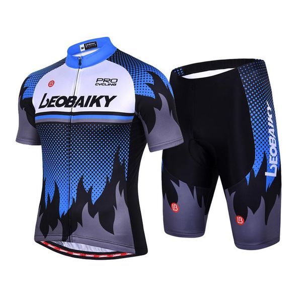 summer short sleeves quick drying cycling jersey set men road bike uniform racing bicycle clothing sportswear riding costume sets, Black;blue
summer short sleeves quick drying cycling jersey set men road bike uniform racing bicycle clothing sportswear riding costume sets, Black;blue