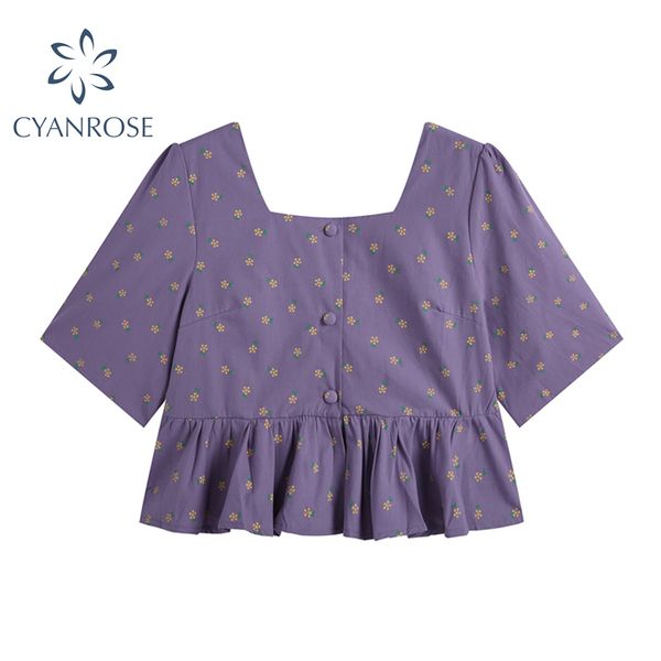 cardigan crop shirts blouses women's short sleeve summer hem pleated retro purple rok leisure ulzzang square collar blusas 210417, White
cardigan crop shirts blouses women's short sleeve summer hem pleated retro purple rok leisure ulzzang square collar blusas 210417, White
