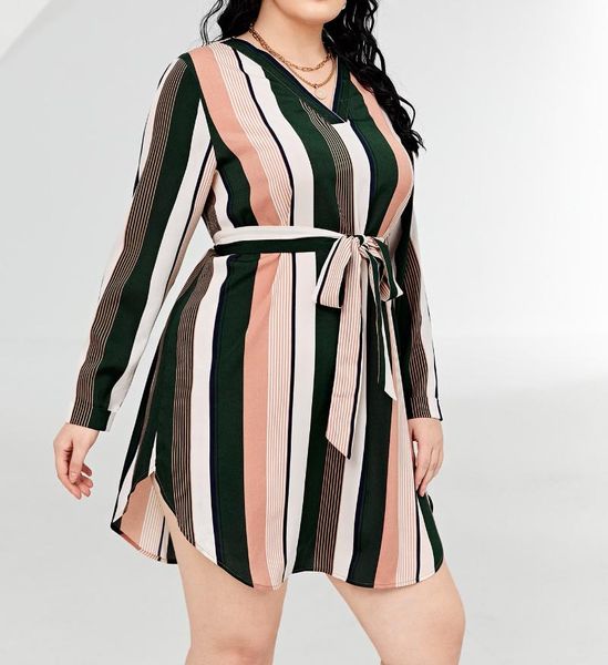 plus size dresses women striped dress autumn long sleeve vintage clothes streetwear fashion spring short vestidos, Black
plus size dresses women striped dress autumn long sleeve vintage clothes streetwear fashion spring short vestidos, Black