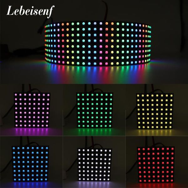 modules flexible and individually addressable digital light panel, rgb ws2812b, 8x8 16x16 8x32 module, matrix display, dc5v
modules flexible and individually addressable digital light panel, rgb ws2812b, 8x8 16x16 8x32 module, matrix display, dc5v