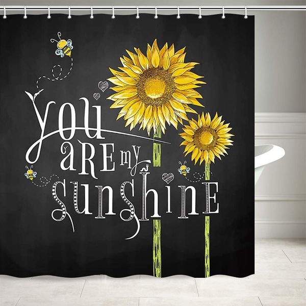 country sunflower shower curtain, rusitc flowers and inspirational text you are my sunshine on blackboard bath curtains,
country sunflower shower curtain, rusitc flowers and inspirational text you are my sunshine on blackboard bath curtains,