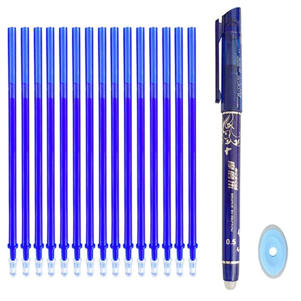 gel pens 12/20pc/set office pen erasable refill rod washable handle 0.5mm blue black green ink school writing stationery
gel pens 12/20pc/set office pen erasable refill rod washable handle 0.5mm blue black green ink school writing stationery