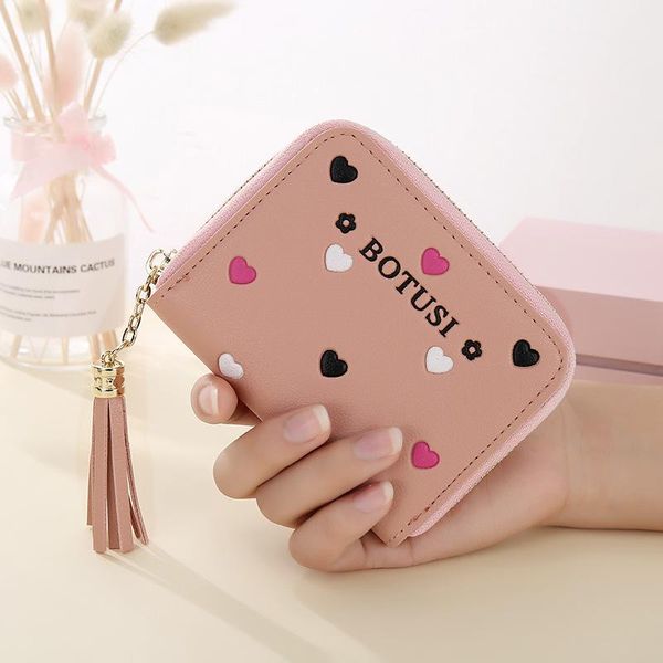 versatile women's wallet 2021 tassel zipper love short zero cardholders purse man, White
versatile women's wallet 2021 tassel zipper love short zero cardholders purse man, White