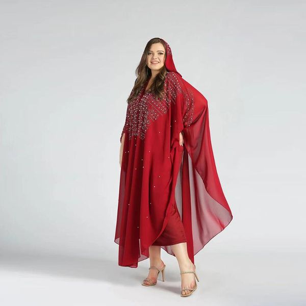 ethnic clothing turkey maxi dress kaftan chiffon abaya dubai muslim moroccan turkish dresses abayas for women robe arabe longue djellaba fem, Red
ethnic clothing turkey maxi dress kaftan chiffon abaya dubai muslim moroccan turkish dresses abayas for women robe arabe longue djellaba fem, Red