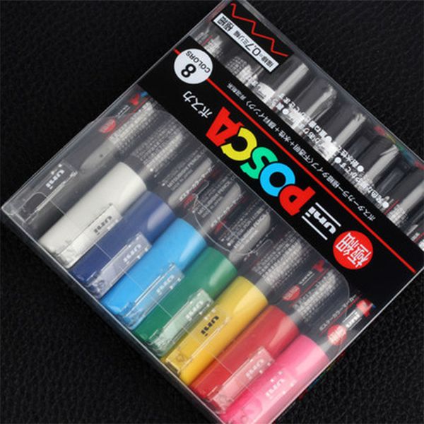 colors set uni posca pc-1m paint marker fine bullet tip-0 7mm 8 art markers office & school supplies 201222259a
colors set uni posca pc-1m paint marker fine bullet tip-0 7mm 8 art markers office & school supplies 201222259a