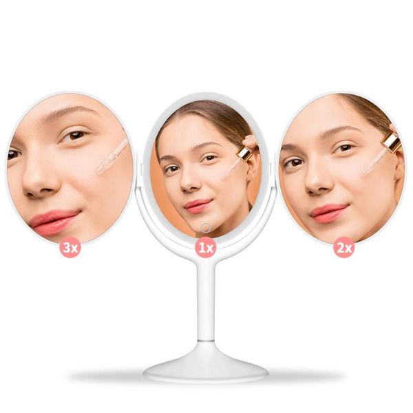 mirrors led cosmetic mirror with light magnifying deskthree-sided folding battery makeup dressing beauty
mirrors led cosmetic mirror with light magnifying deskthree-sided folding battery makeup dressing beauty