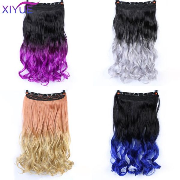 synthetic wigs xiyue 5 clips hair long straight wavy clip in false black pieces for women
synthetic wigs xiyue 5 clips hair long straight wavy clip in false black pieces for women