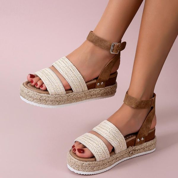 sandals 2021 women summer shoes platform ladies fashion wedges woman plus size 35-43 dorp, Black
sandals 2021 women summer shoes platform ladies fashion wedges woman plus size 35-43 dorp, Black