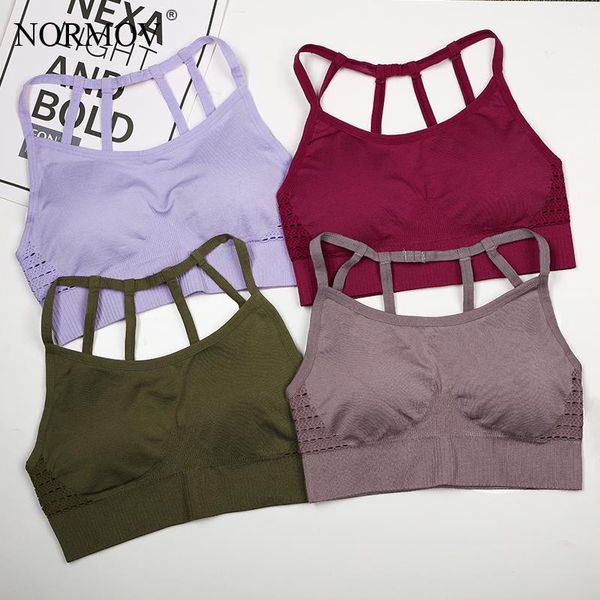 bras normov women seamless push up shockproof quick-drying bra underwear solid color bralette female, Red;black
bras normov women seamless push up shockproof quick-drying bra underwear solid color bralette female, Red;black