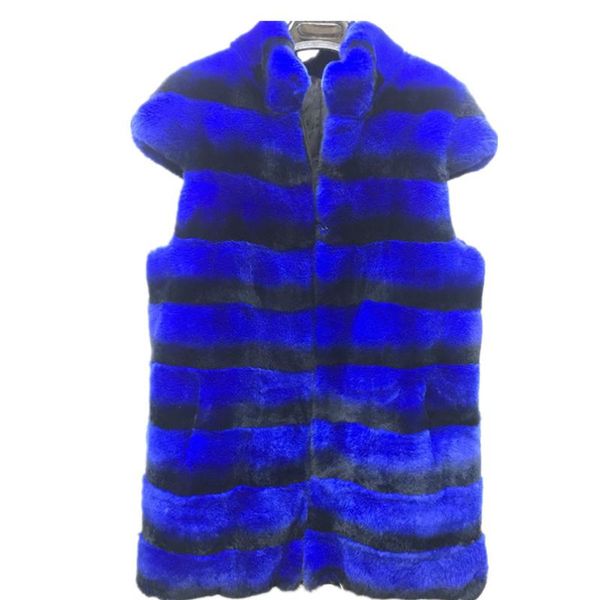 women's fur & faux real vest of natural rex women winter jacket chinchilla color blue red factory price stand collar stripedv167, Black
women's fur & faux real vest of natural rex women winter jacket chinchilla color blue red factory price stand collar stripedv167, Black