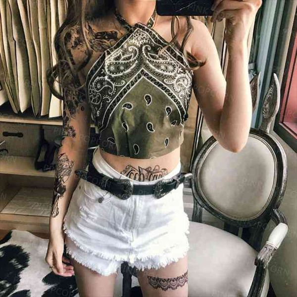 4 colors monochrome paisley bandana lace halter crop tank fashion women summer holiday backless camis biki, White
4 colors monochrome paisley bandana lace halter crop tank fashion women summer holiday backless camis biki, White