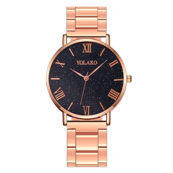 wristwatches drop women starry sky roma watches luxury stainless steel sport watch quartz yolako clock, Slivery;brown
wristwatches drop women starry sky roma watches luxury stainless steel sport watch quartz yolako clock, Slivery;brown