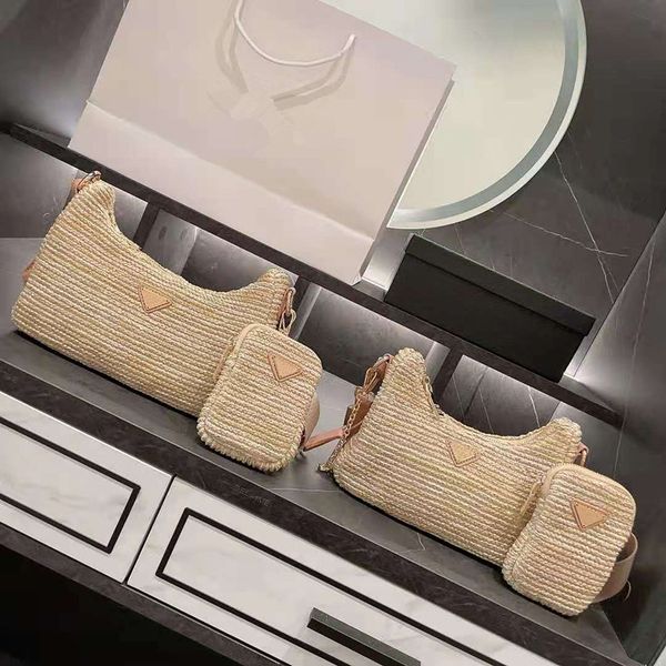handbag designer shoulder bags luxurys designers crossbody bag women handbags straw material purse 2pcs/set lady outdoor packs
handbag designer shoulder bags luxurys designers crossbody bag women handbags straw material purse 2pcs/set lady outdoor packs