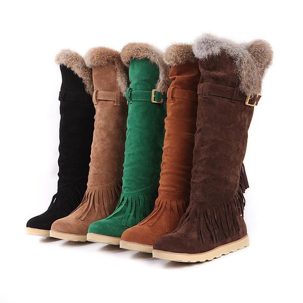 boots winter women high 2021 warmth snow boot fringe ethnic style knee large size woman shoes 34-43, Black
boots winter women high 2021 warmth snow boot fringe ethnic style knee large size woman shoes 34-43, Black