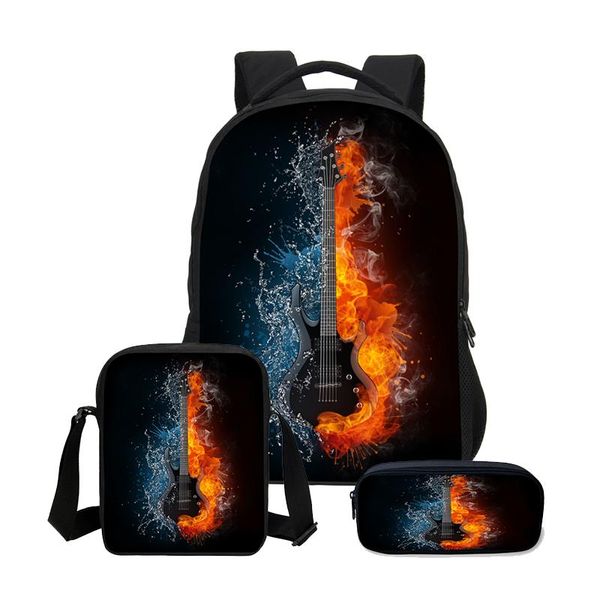 backpack 3pcs set school for teenagers girls bags electric guitar printing lapbackpacks travel bag rucksacks mochila
backpack 3pcs set school for teenagers girls bags electric guitar printing lapbackpacks travel bag rucksacks mochila