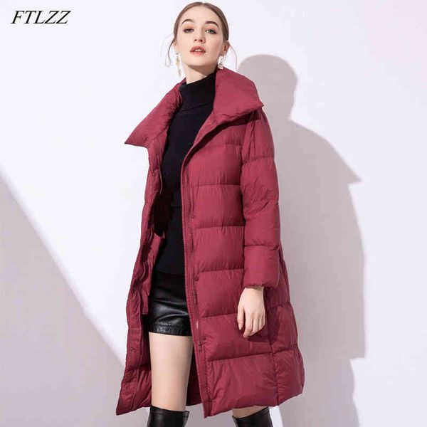 winter women 90% white duck down jacket casual loose parkas coat ultra light solid thick warm long snow overcoat 210423, Black
winter women 90% white duck down jacket casual loose parkas coat ultra light solid thick warm long snow overcoat 210423, Black