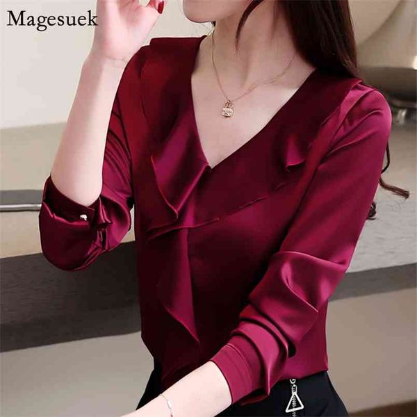 autumn fashion women shirts blouses ruffles office chiffon blouse vintage female long sleeve shirt blusas 2355 50 210512, White
autumn fashion women shirts blouses ruffles office chiffon blouse vintage female long sleeve shirt blusas 2355 50 210512, White