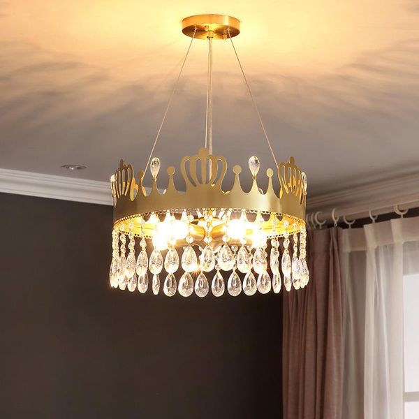 pendant lamps gold crown crystal led bulb light for restaurant parlor loft decoration lamp hanging fixtures
pendant lamps gold crown crystal led bulb light for restaurant parlor loft decoration lamp hanging fixtures