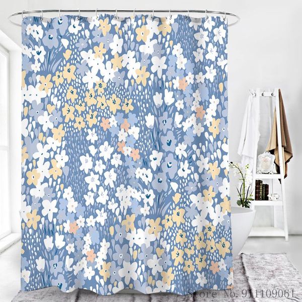 shower curtains white and blue flower print curtain waterproof polyeste fabric bathroom partition customized home decoration
shower curtains white and blue flower print curtain waterproof polyeste fabric bathroom partition customized home decoration