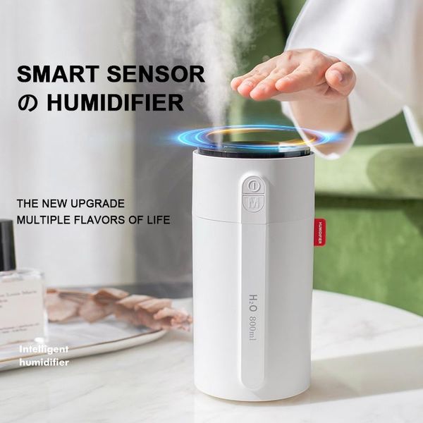 double spray humidifier 800ml ultrasonic smart hands sensing aroma essential oil diffuser led light mist maker air humidifiers
double spray humidifier 800ml ultrasonic smart hands sensing aroma essential oil diffuser led light mist maker air humidifiers