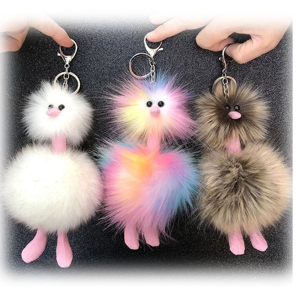 10pieces/lot new style colorful plush ball ostrich keychain pendant plush animal shape backpack key beautiful accessories, Silver
10pieces/lot new style colorful plush ball ostrich keychain pendant plush animal shape backpack key beautiful accessories, Silver