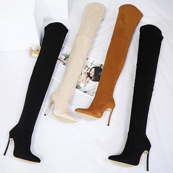 boots big size women over the knee modern autumn winter thin high heels stretch shoes fashion pointed toe sexy, Black
boots big size women over the knee modern autumn winter thin high heels stretch shoes fashion pointed toe sexy, Black