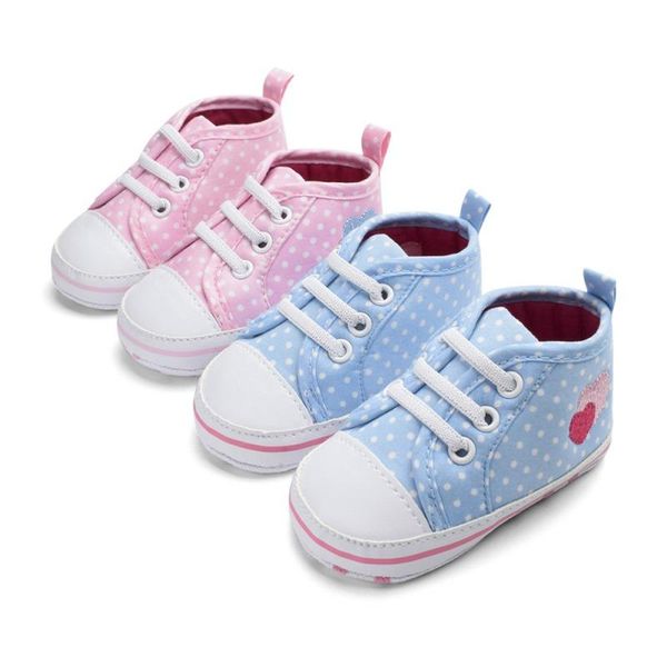 first walkers born baby canvas shoes the walker love embroidered elastic band dot print toddler pre-walkers
first walkers born baby canvas shoes the walker love embroidered elastic band dot print toddler pre-walkers