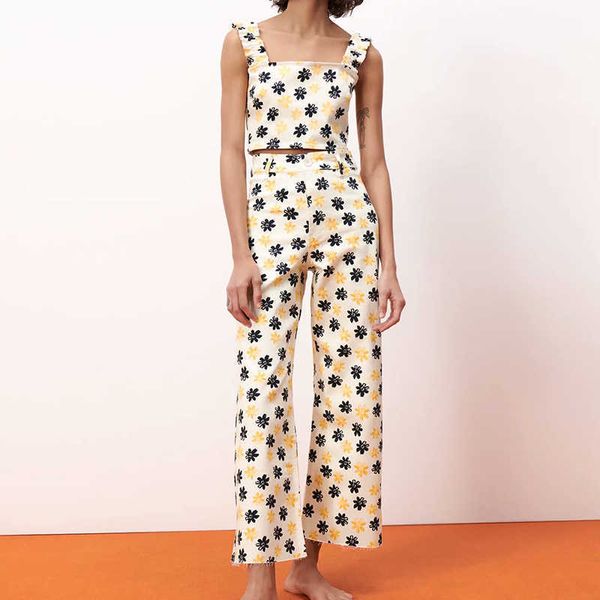 za women suit trouser suit 2-piece suits casual chic printed high waist casual fashion street youth women 210601, White
za women suit trouser suit 2-piece suits casual chic printed high waist casual fashion street youth women 210601, White