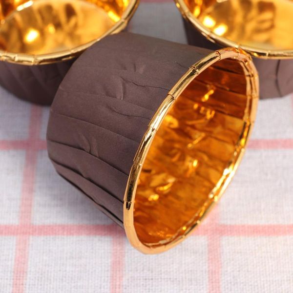 other festive & party supplies 100pcs disposable curled cake cups heat-resistant muffin cup baking cupcake wrappers (coffee and golden)
other festive & party supplies 100pcs disposable curled cake cups heat-resistant muffin cup baking cupcake wrappers (coffee and golden)