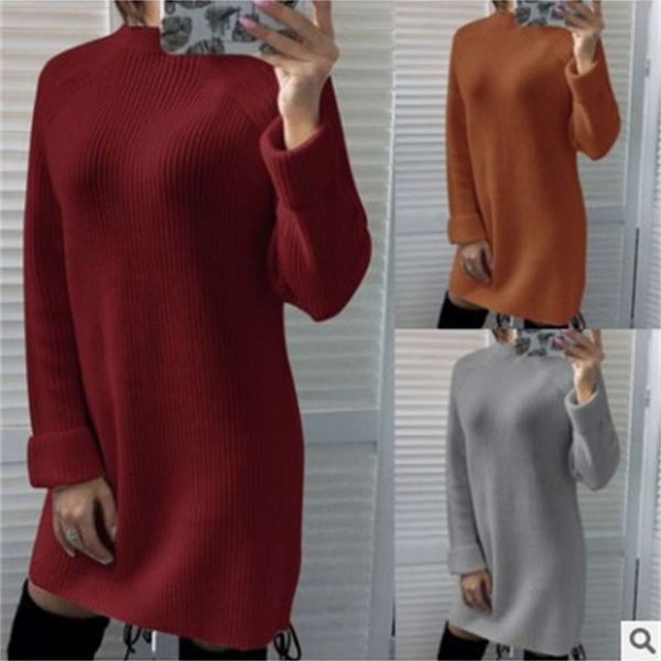 casual dresses dress autumn and winter high collar long sleeve 70ex, Black;gray
casual dresses dress autumn and winter high collar long sleeve 70ex, Black;gray