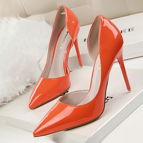 bigtree shoes patent leather heels 2021 fashion woman pumps stiletto women shoes party shoes women high heels 12 colour l00, Black
bigtree shoes patent leather heels 2021 fashion woman pumps stiletto women shoes party shoes women high heels 12 colour l00, Black
