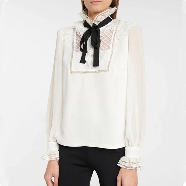 women's blouses & shirts runway designers for women 2021 spring autumn white elegant ruffled long sleeve chiffon womens female
women's blouses & shirts runway designers for women 2021 spring autumn white elegant ruffled long sleeve chiffon womens female