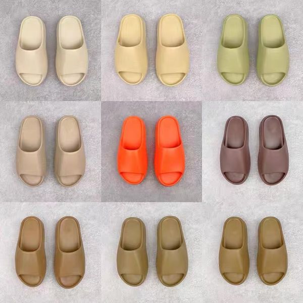 with box 2021 slides slippers sandals men women desert sand earth brown bone white pure core enflame orange resin foam runner slide outdoor, Black
with box 2021 slides slippers sandals men women desert sand earth brown bone white pure core enflame orange resin foam runner slide outdoor, Black