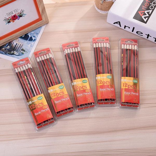 10cases/lot b87303 pupil red black drawing pencil test children non-toxic six corner eraser wooden pencils
10cases/lot b87303 pupil red black drawing pencil test children non-toxic six corner eraser wooden pencils
