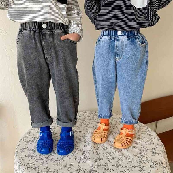 boys and girls spring cotton elastic casual jeans 2-6 years kids all-match denim pants children bottoms 210708, Blue
boys and girls spring cotton elastic casual jeans 2-6 years kids all-match denim pants children bottoms 210708, Blue
