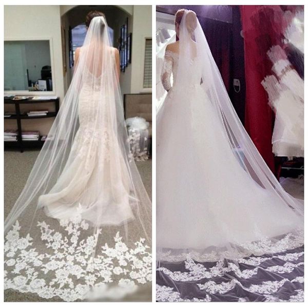 bridal veils retro lace appliques one layer white ivory veil 3m long cathedral for women wedding hair, Black
bridal veils retro lace appliques one layer white ivory veil 3m long cathedral for women wedding hair, Black