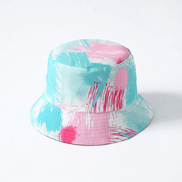 hat spring and summer tie dye printing double-sided fisherman's basin leisure travel sun
hat spring and summer tie dye printing double-sided fisherman's basin leisure travel sun
