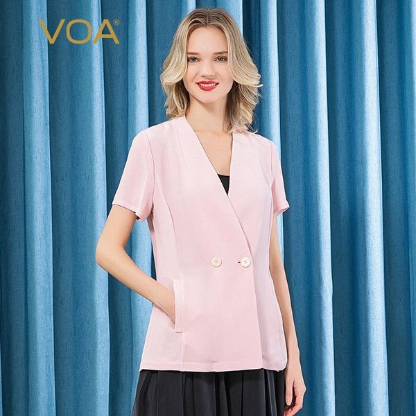 women's jackets voa 41mm heavyweight silk water ghost rose pink kimono collar six open side pocket breathable short-sleeved jacket fema, Black;brown
women's jackets voa 41mm heavyweight silk water ghost rose pink kimono collar six open side pocket breathable short-sleeved jacket fema, Black;brown