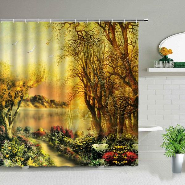 shower curtains oil painting scenery flower plant forest ocean landscape bath curtain waterproof fabric bathroom decor with hook
shower curtains oil painting scenery flower plant forest ocean landscape bath curtain waterproof fabric bathroom decor with hook
