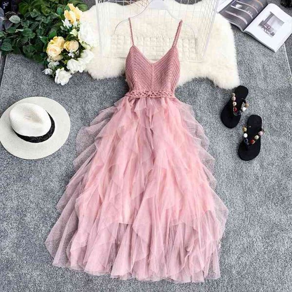 summer sleeveless sling gauze lace tulle dress fashionwomen tunic basic long dresses mesh pink black vintage dress, Black;gray
summer sleeveless sling gauze lace tulle dress fashionwomen tunic basic long dresses mesh pink black vintage dress, Black;gray