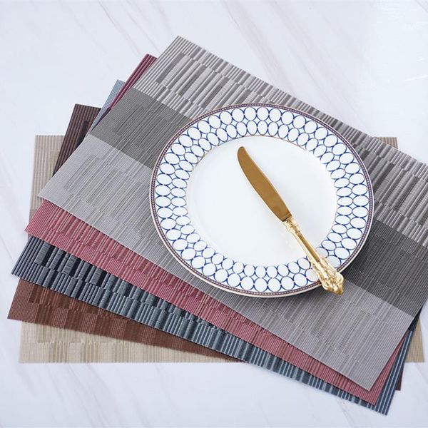 mats & pads 4pcs/set waterproof place solid color simple style dining table placemats non-slip heat insulation washable
mats & pads 4pcs/set waterproof place solid color simple style dining table placemats non-slip heat insulation washable