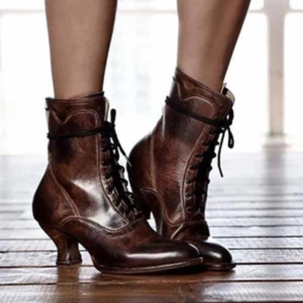 boots women shoes fashion high heel lace up ankle ladies buckle platform artificial leather feminina nice, Black
boots women shoes fashion high heel lace up ankle ladies buckle platform artificial leather feminina nice, Black