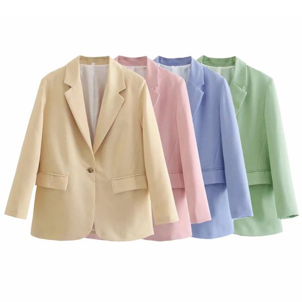 women's suits & blazers 6 colors single button blazer jacket women long sleeve solid color autumn elegant office lady slim suit outerw, White;black
women's suits & blazers 6 colors single button blazer jacket women long sleeve solid color autumn elegant office lady slim suit outerw, White;black