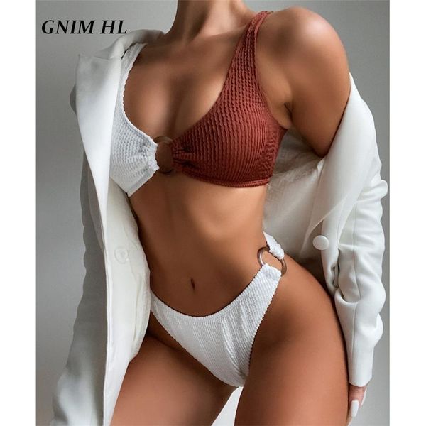 women's swimwear gnim high cut patchwork bikini women 2 piece summer brazilian swimsuit halter beachwear swimming suit for biquini, White;black
women's swimwear gnim high cut patchwork bikini women 2 piece summer brazilian swimsuit halter beachwear swimming suit for biquini, White;black