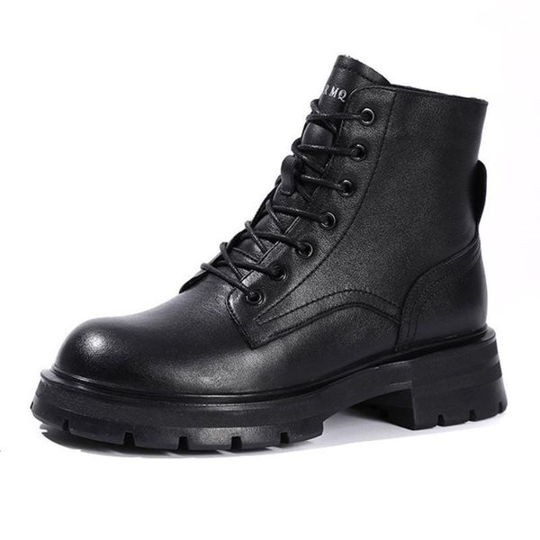 boots real leather women ankle fashion platform winter shoes for woman 2021 short boot office lady footwear size 35-40, Black
boots real leather women ankle fashion platform winter shoes for woman 2021 short boot office lady footwear size 35-40, Black