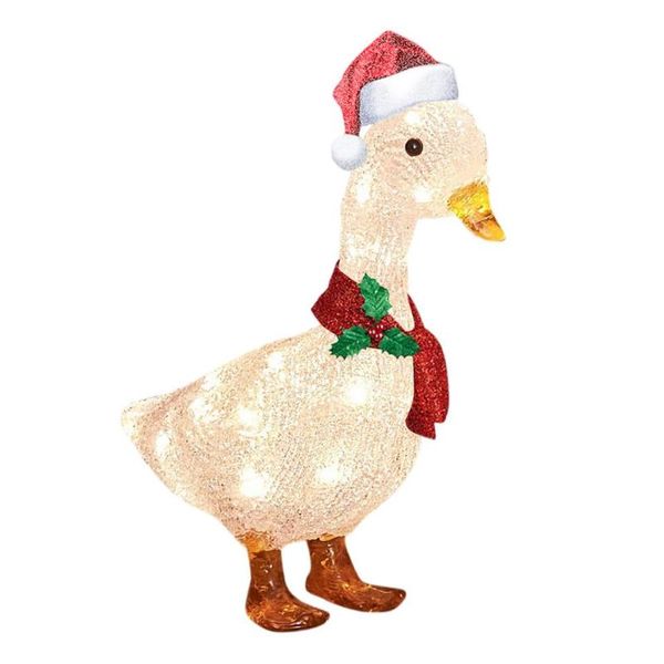 garden decorations light-up duck with scarf holiday decoration resin christmas ornaments animal stakes for ground lawn
garden decorations light-up duck with scarf holiday decoration resin christmas ornaments animal stakes for ground lawn