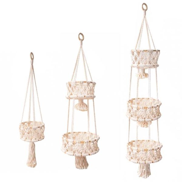 storage baskets hanging fruit basket boho decor planter holder produce hand-woven cotton rope gardening plant flower
storage baskets hanging fruit basket boho decor planter holder produce hand-woven cotton rope gardening plant flower