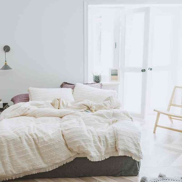 100% cotton tassel cream color korean bedding luxury king size duvet cover bed fitted sheet set parure de lit
100% cotton tassel cream color korean bedding luxury king size duvet cover bed fitted sheet set parure de lit